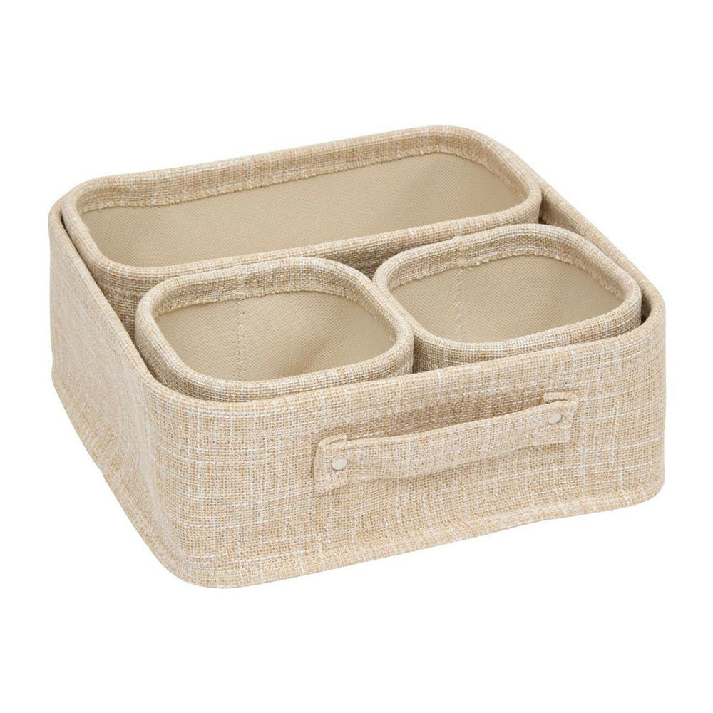 Lot de 4 paniers de rangement 