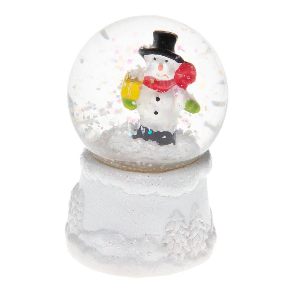 Boule à neige pailletée 1led