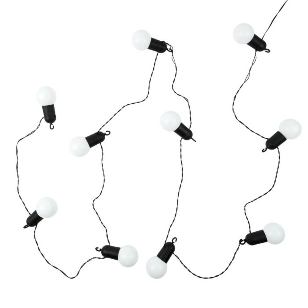 Guirlande lumineuse extérieur ampoule 5m noir