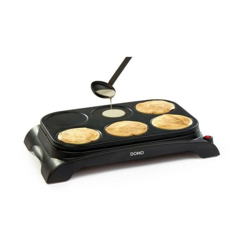 Domo do8709p crepiere - 6 personnes - 1000w - noir