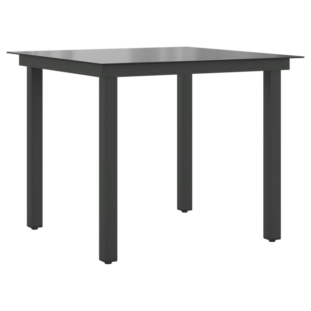 TABLE DE JARDIN NOIR 80 X 80 X-(866764)