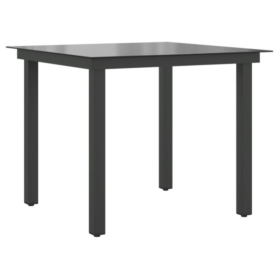 TABLE DE JARDIN NOIR 80 X 80 X-(866764)