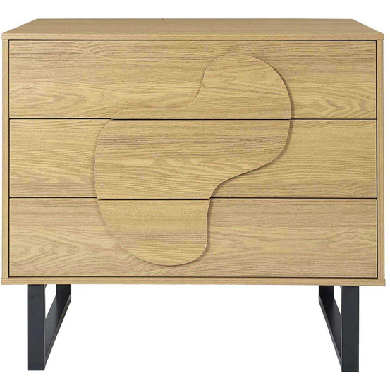 Commode en mdf et métal calypso
