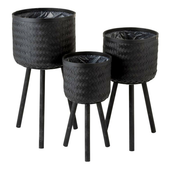 Lot de 3 cache-pots design
