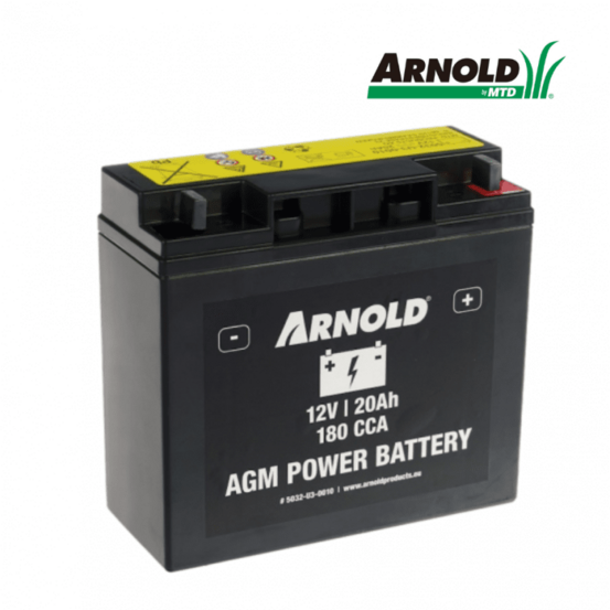 Batterie pour tracteur tondeuse arnold 5032-u3-0010 12v 20ah