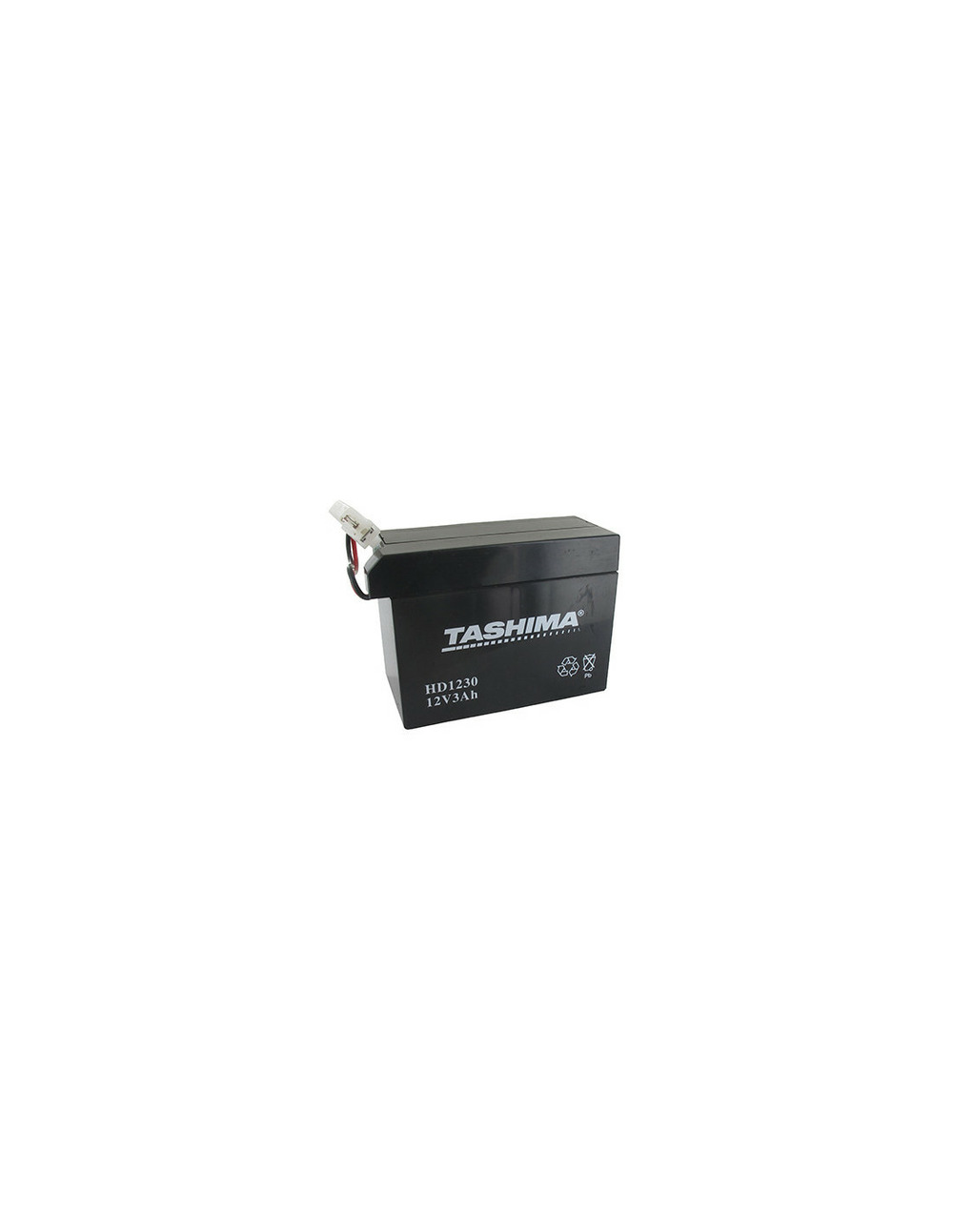 Batterie motoculture tashima 12v, 3a adaptable pour honda. L: 110, l: 55, h:80mm. Connexion spéciale. - batterie à mettre en aci