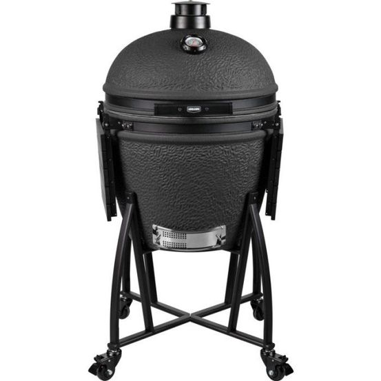 Barbecue kamado - charbon - - prime xl - noir mat