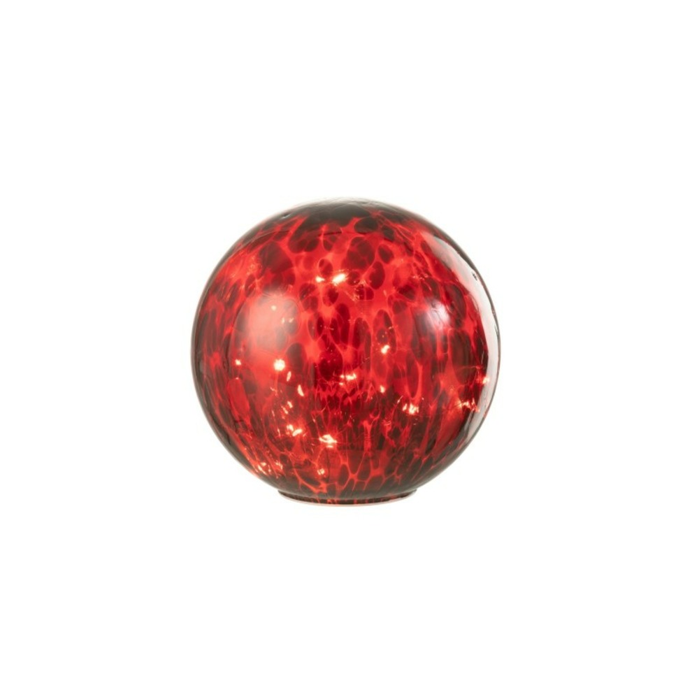 Boule led en verre multicouleur 20. 5x20. 5x20. 5 cm