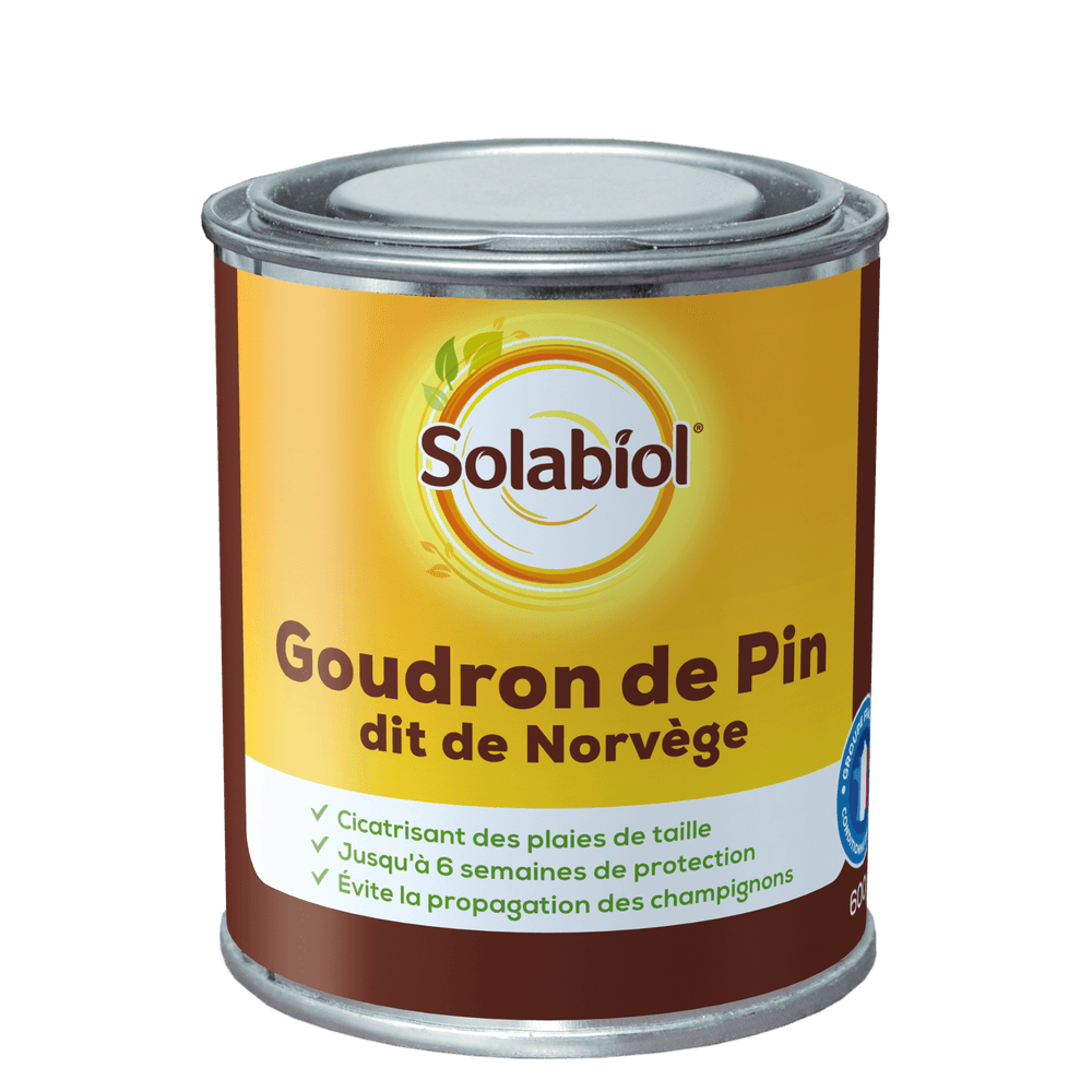 Solabiol goudron de pin dit de norvège - protection du jardin - 600g