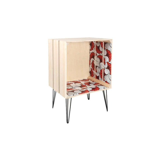 Meuble cagette pieds en métal wax