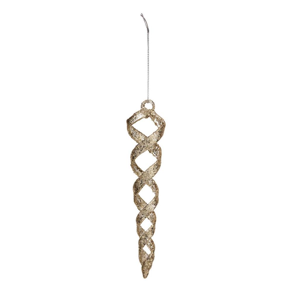 Sdn verre goutte strie or 17cm