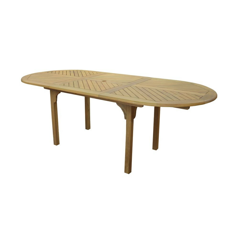 Table de jardin durban ovale - 160/220x100