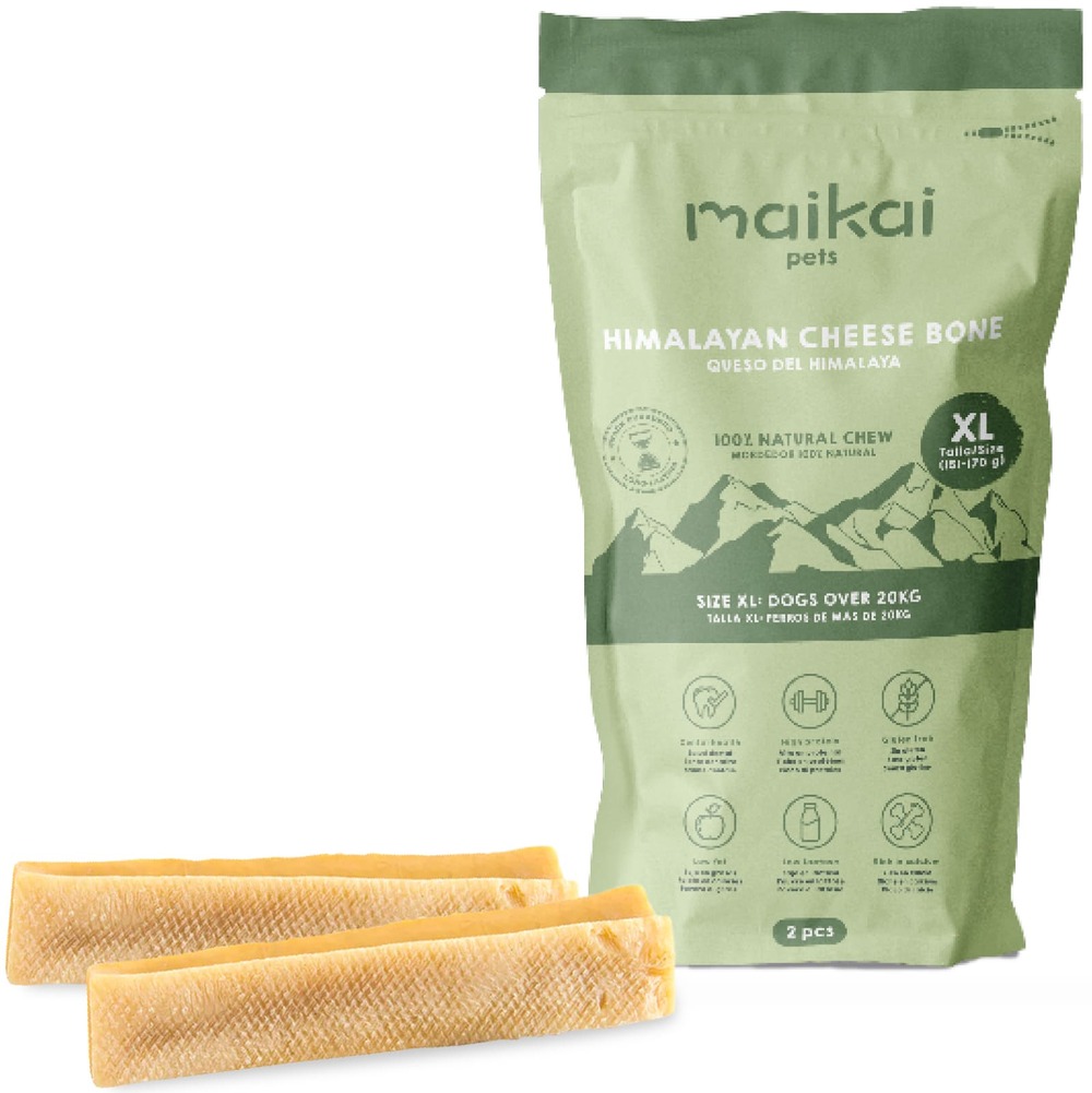 Bâtonnets à mâcher au fromage de l’himalaya pour chien (taille xl x 2pcs)– snack durable