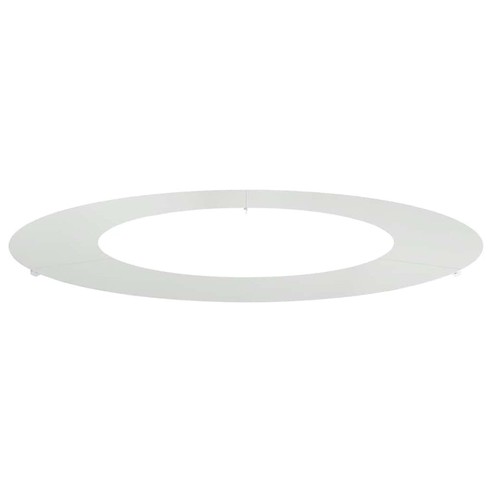 Adapté pour anneau d'arbre plat argent ø50/80 cm