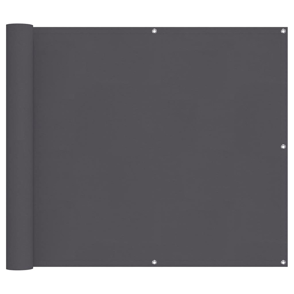 Écran de balcon anthracite 90x1000 cm 100% polyester oxford