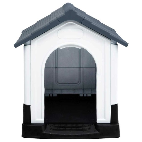 Niche pour chien gris 57x68x66 cm polypropylène