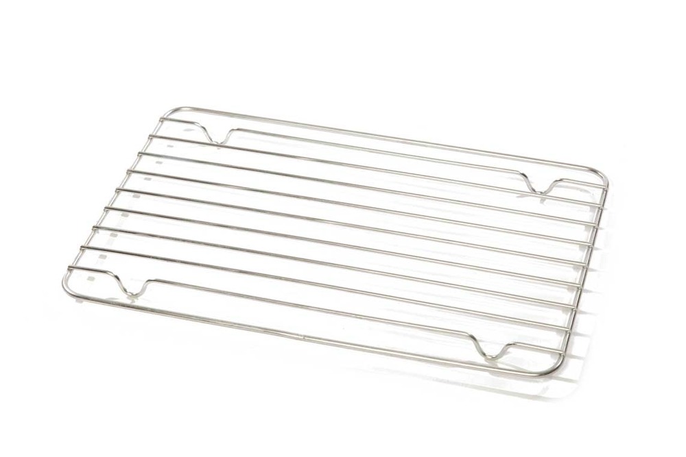 Grille fond de plat inox - 31x21 cm - matériel chr pro