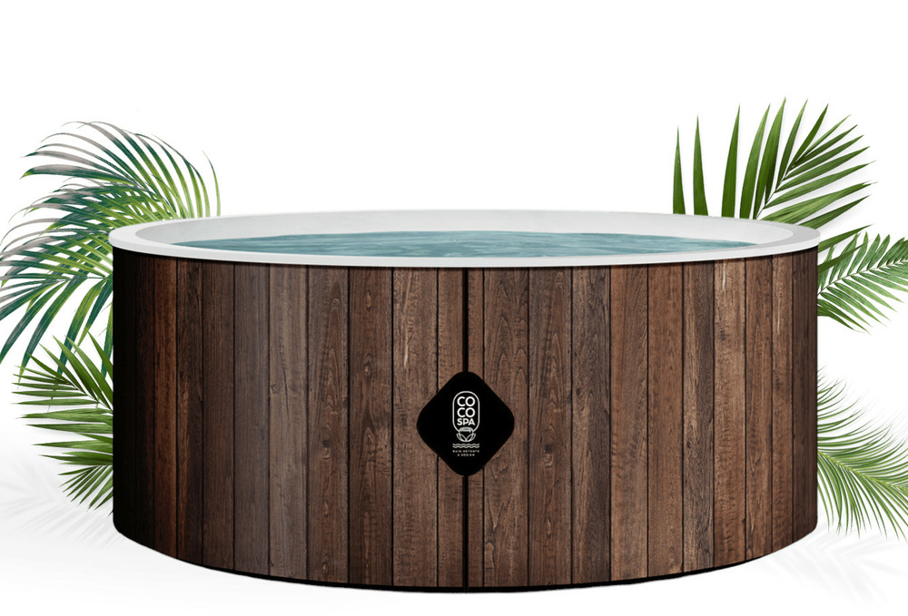 COCO SPA HELSINKI Spa gonflable | 180 cm de diamètre | 1100 litres | moteur 2240w | jusqu'à 6 personnes | massage 140 jets