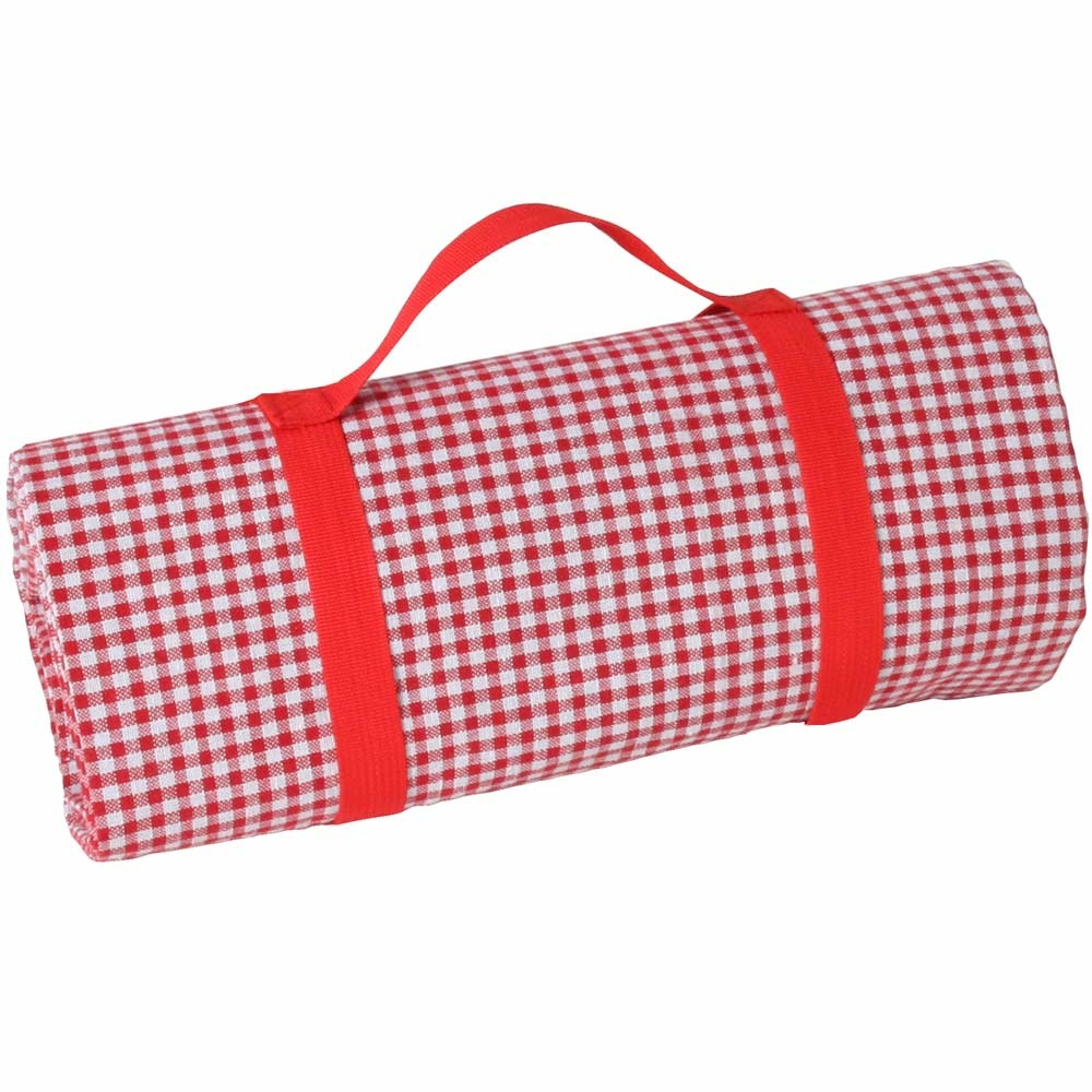 Nappe pique-nique vichy rouge 280x140