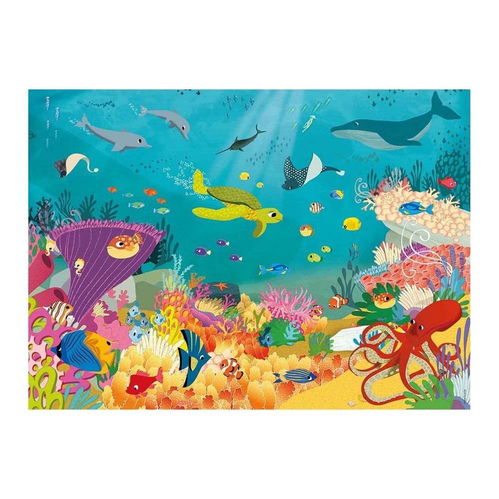 Puzzle 60p les animaux des oceans