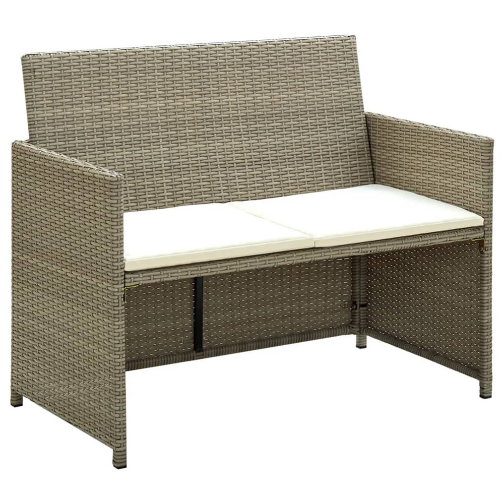 VIDAXL CANAPE DE JARDIN A 4-(918993)