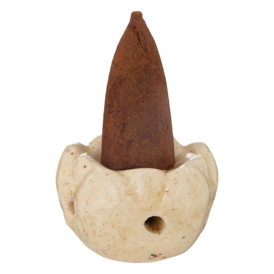 Lot de 15 cônes d'encens avec support