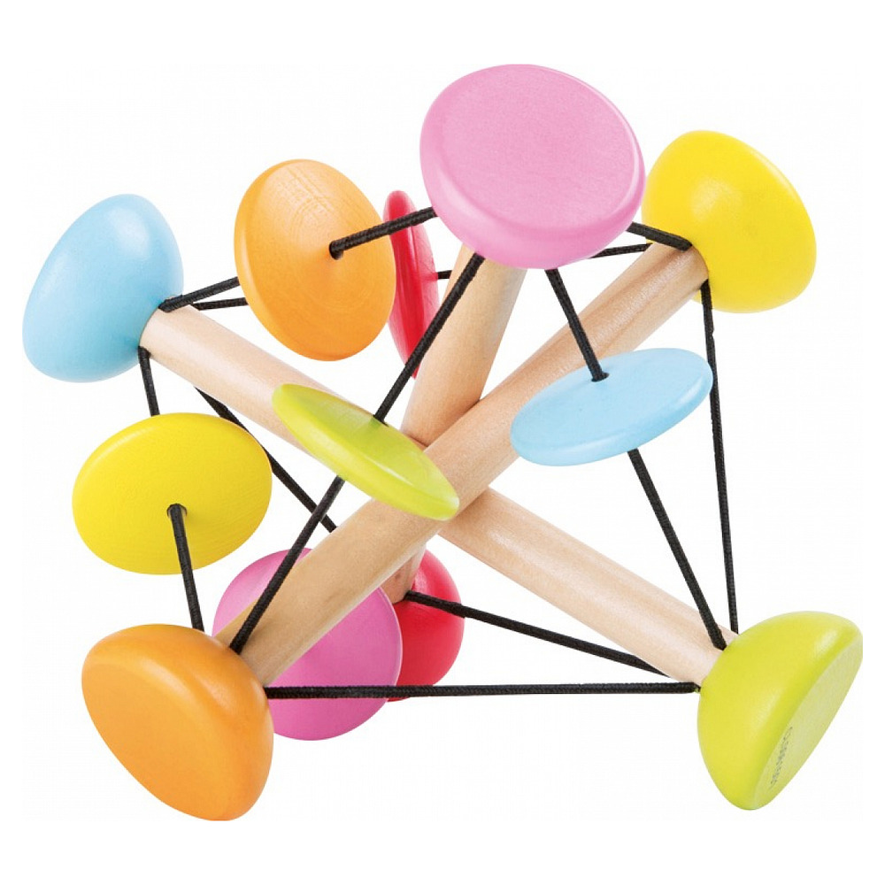 Jouet de motricité en bois multicolore pour le développement des enfants