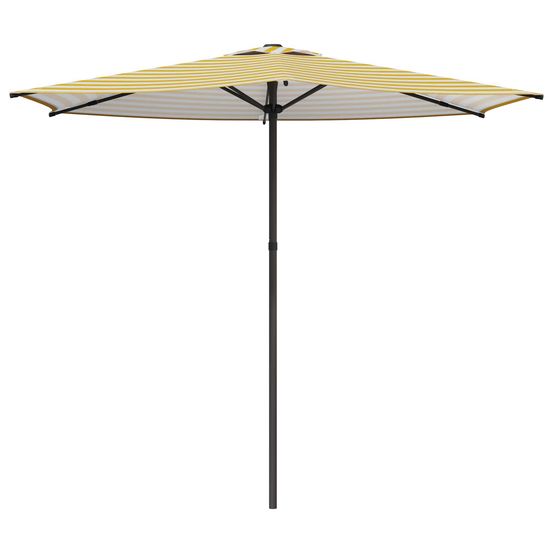 Parasol de jardin 270 x 270 cm polyester rectangulaire