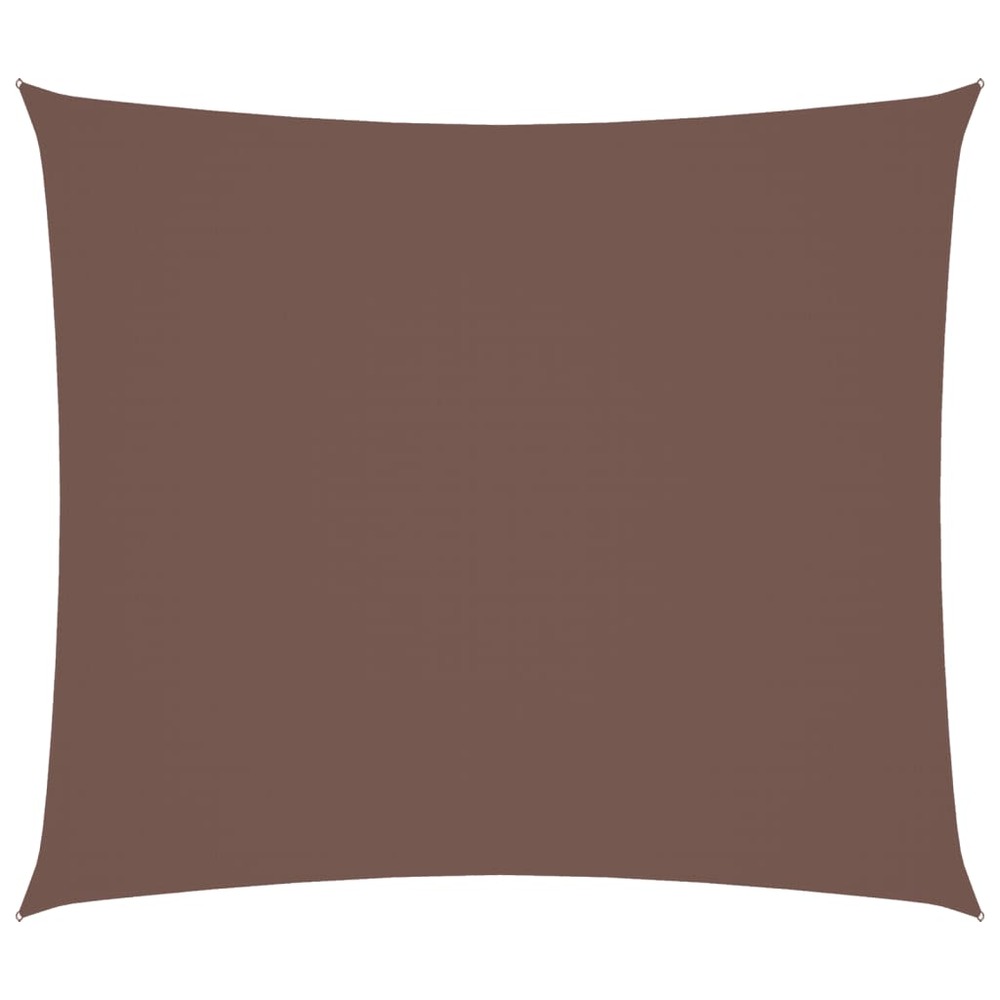 Voile de parasol tissu oxford rectangulaire 2x2,5 m marron