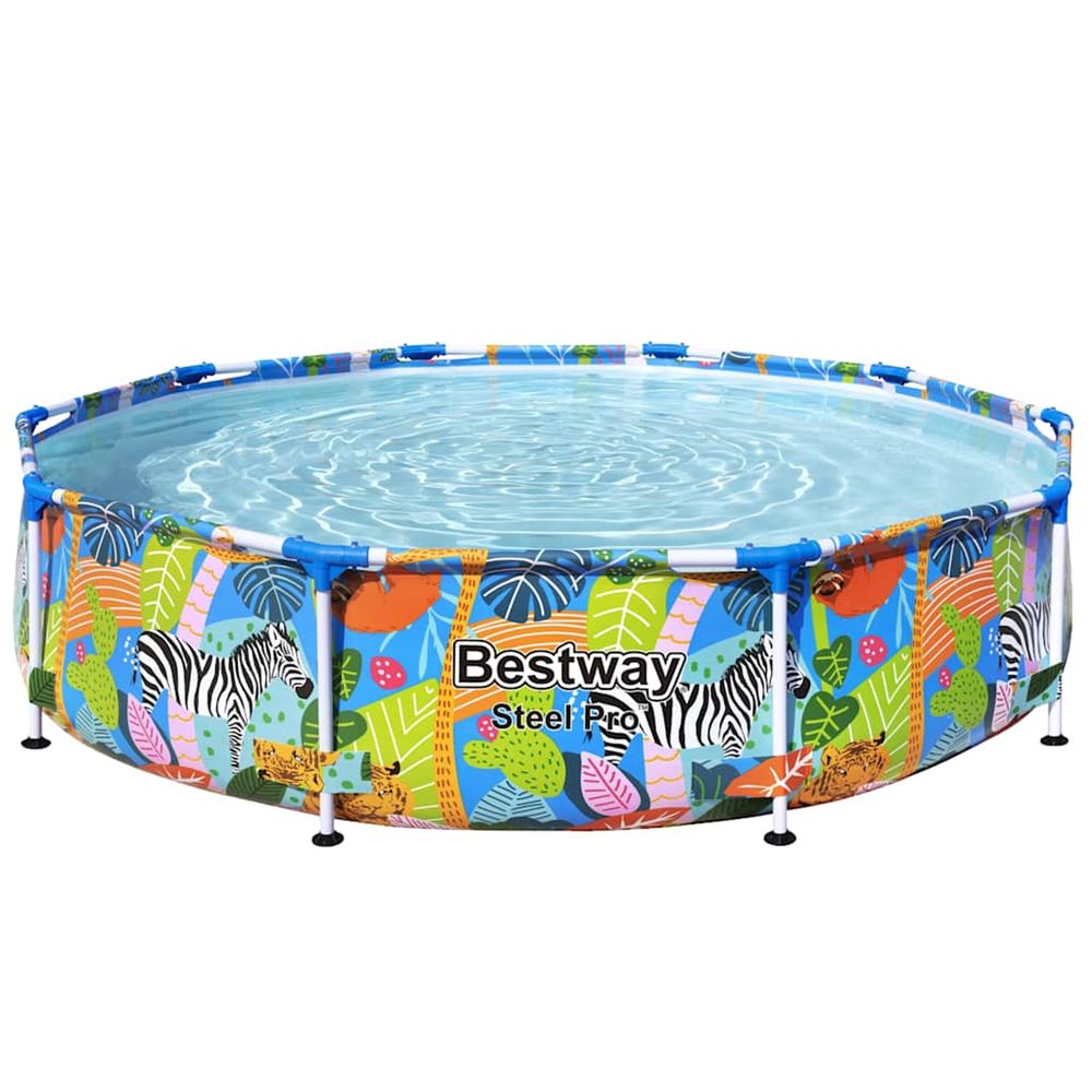 Ensemble de piscine steel pro cadre 305x66 cm
