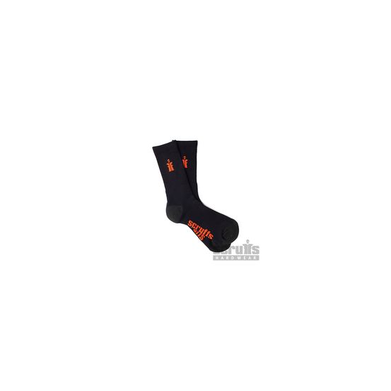 Scruffs - chaussettes noires worker, 3 paires - pointure 44 - 48 (10 - 13)