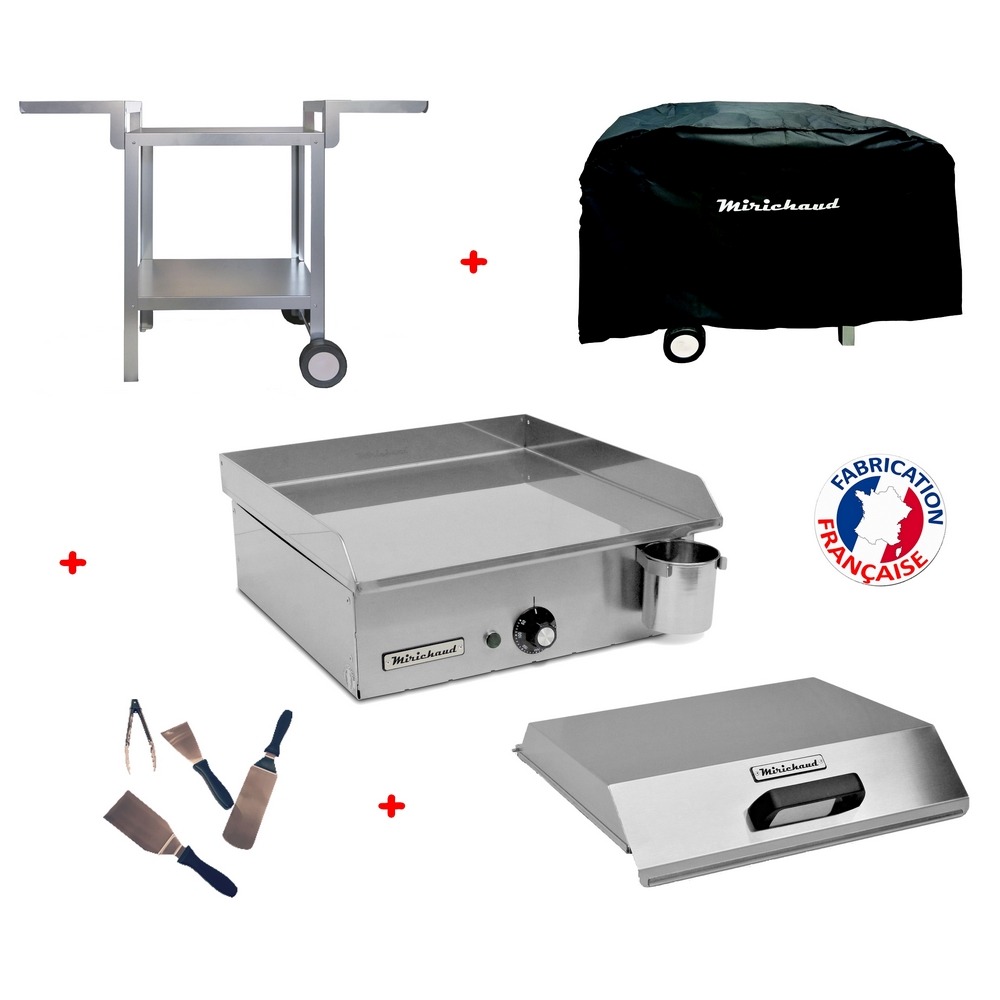 Pack plancha électrique neo e420 + chariot + accessoires -