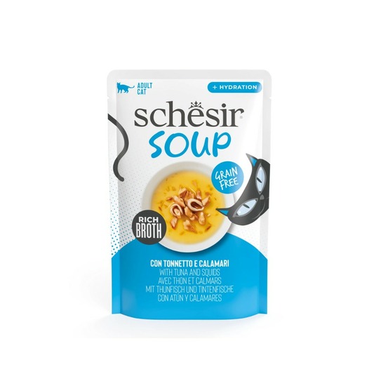 Soupe thon/calamars - schesir chat 40 g