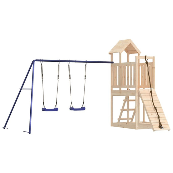 Aire de jeux d'extérieur bois de pin massif