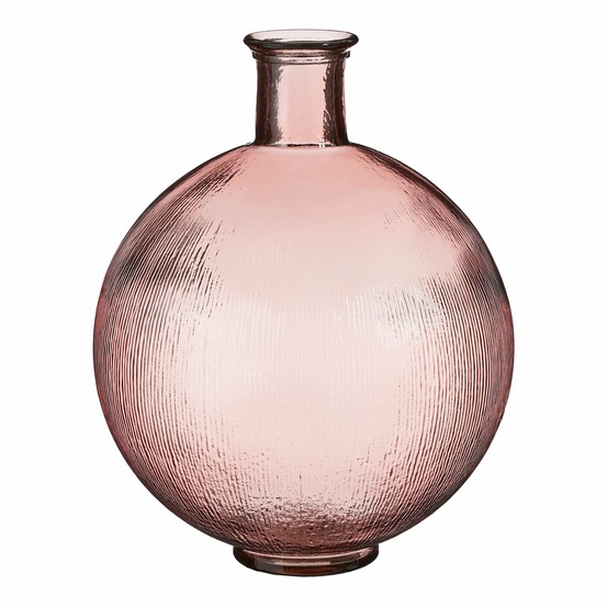Mica decorations firenza vase bouteille - h42 x ø34 cm - rose clair