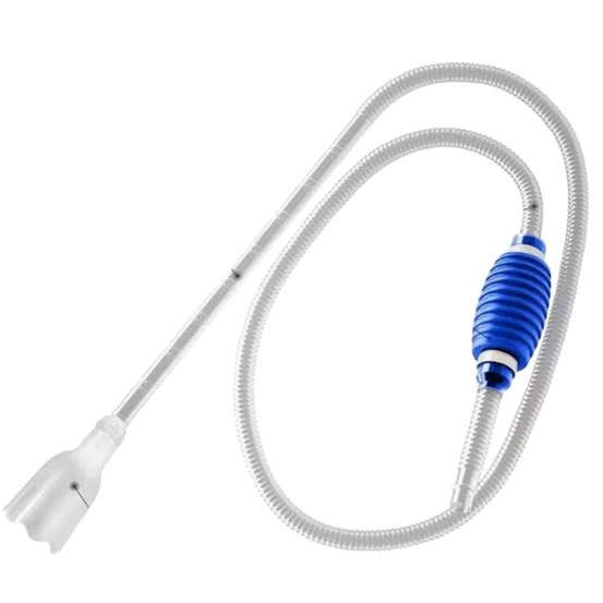 Filtre d'aquarium-aspirateur décoration d'aquarium-bleu 1,5 m