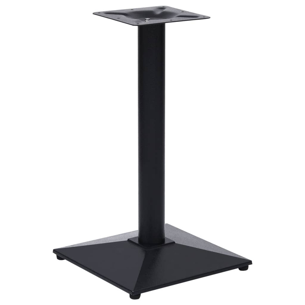Pied de table de bistro noir 41x41x72 cm fonte