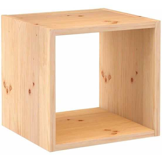 Cube de rangement en pin massif dinamic simple