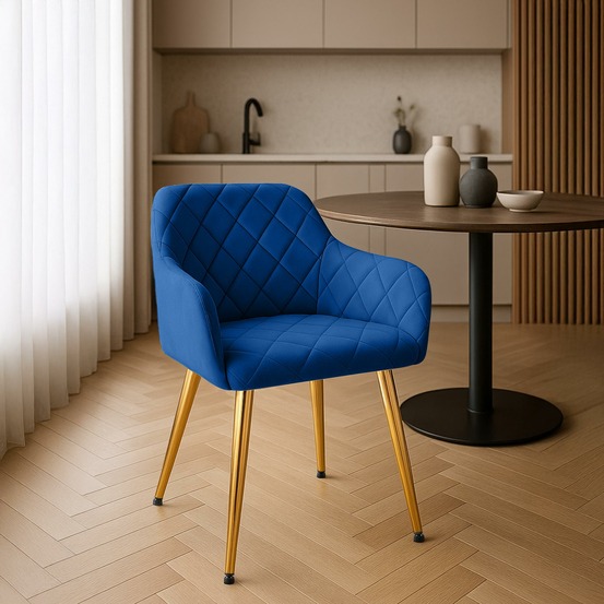 Chaise de salle à manger monett velours g