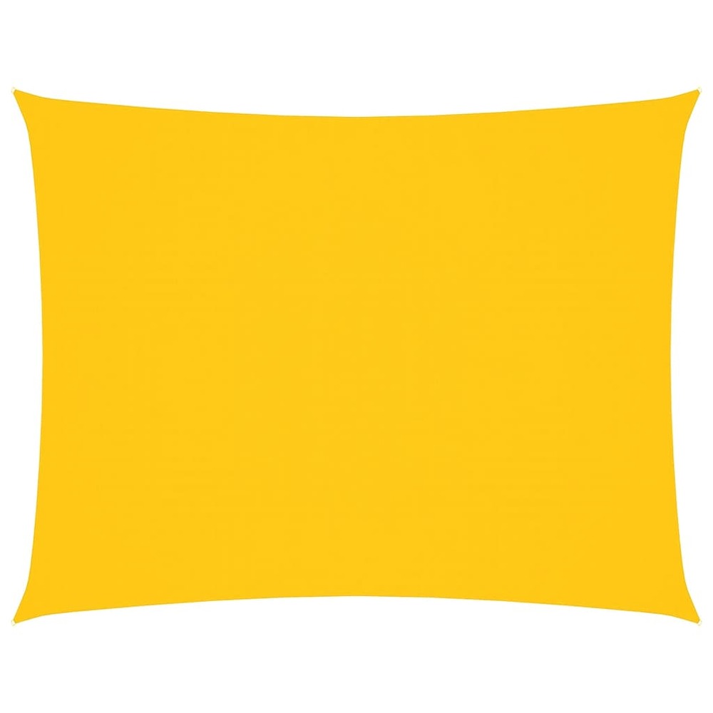 Voile de parasol tissu oxford rectangulaire 6x7 m jaune