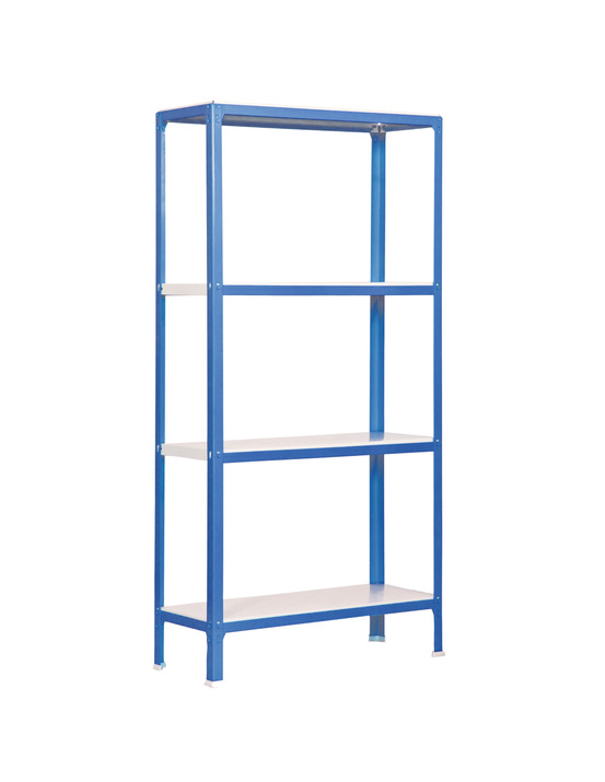 Etagère légère sans vis simonhome click mini 4/400 bleu/blanc bleu/blanc 1600x800x400 - simonrack