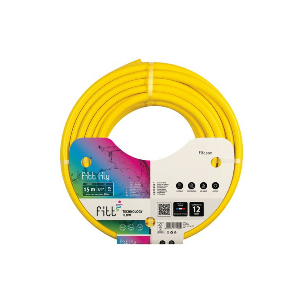 Tuyau fitt lily jaune d15mm x25m fitt - 770292062559000