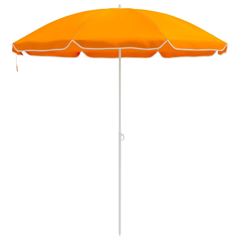 Parasol de jardin 240 cm polyester 170t orange