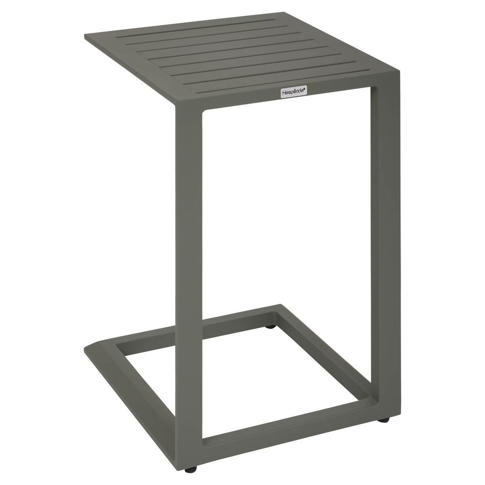 Table d'appoint de jardin evasion 38x38cm vert laurier