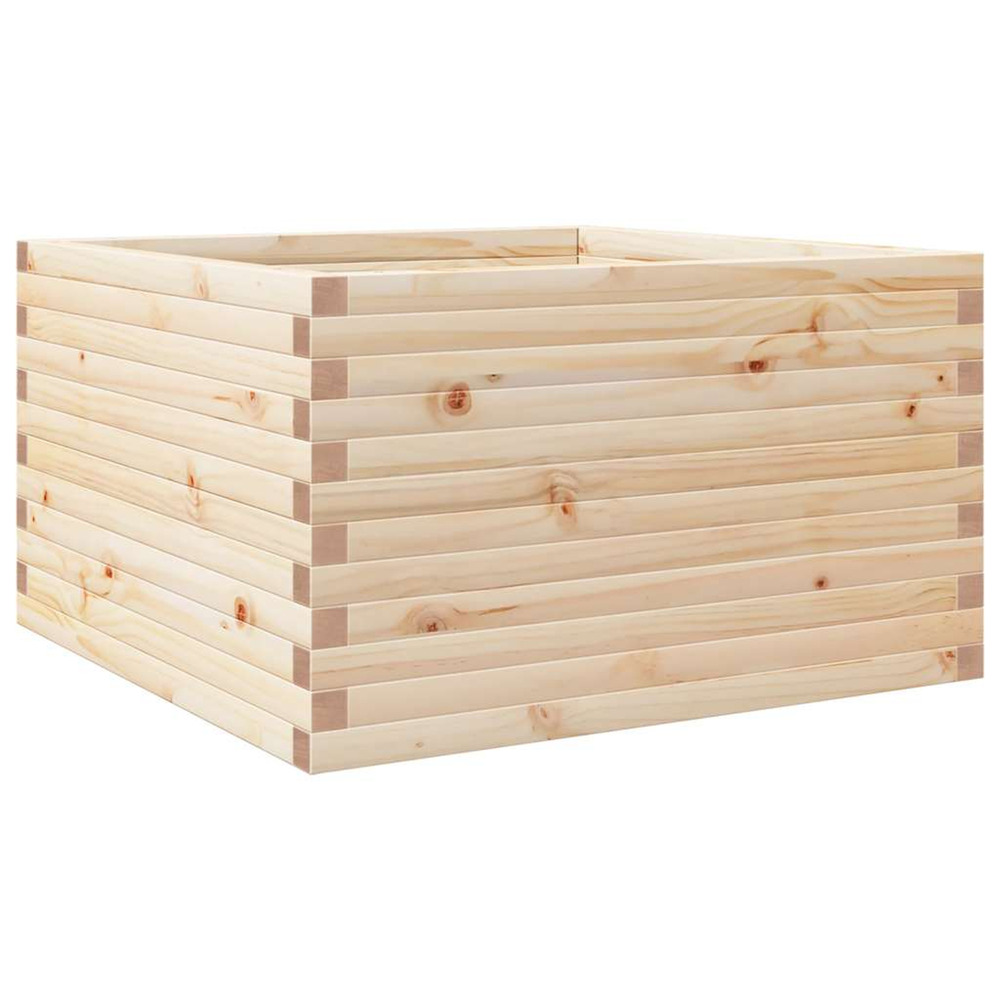 Jardinière d'extérieur 80x80x46 cm bois de pin massif