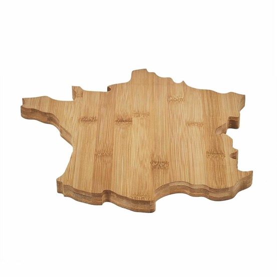 Planche apéritive en carte de france - beige