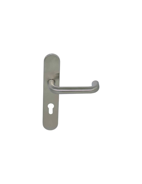 Béquille medoc standard sur plaque 195 inox brossé - clé l