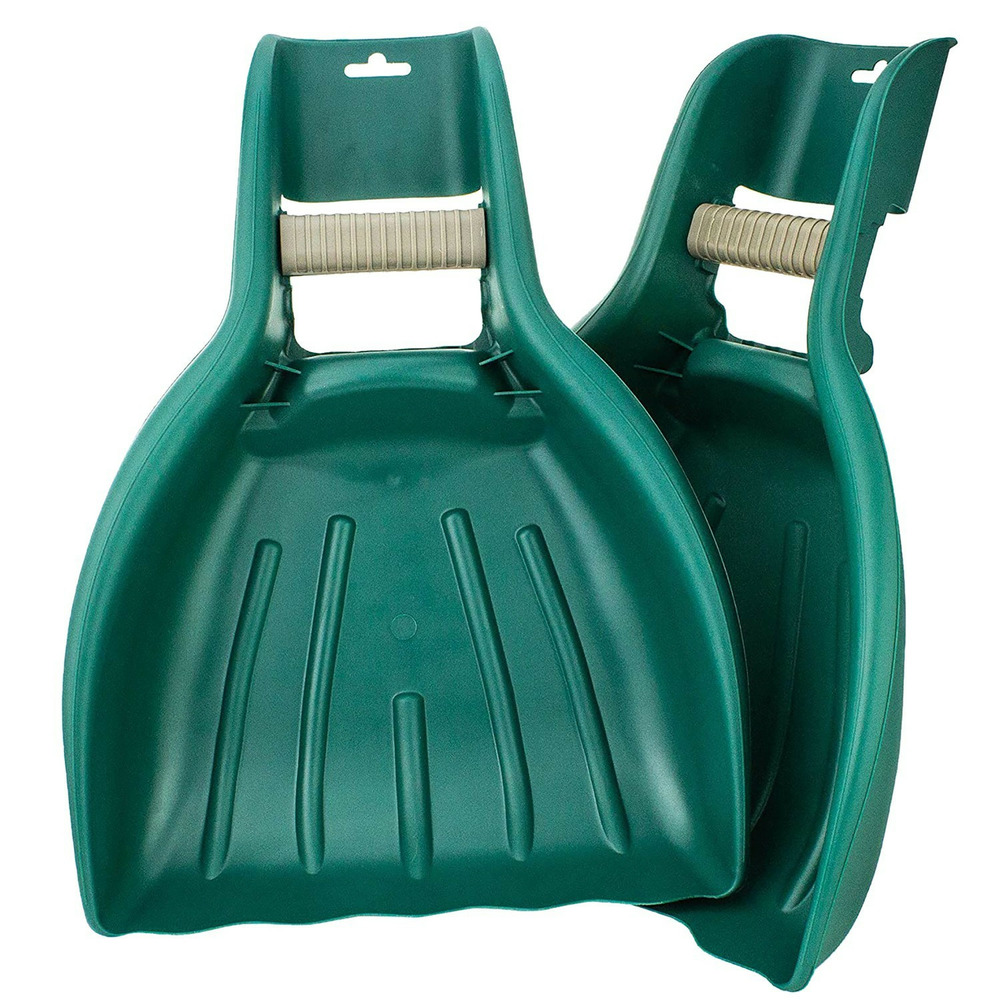 Lot de 2 pinces à feuilles - ramassage facile - pelles de grande capacité - 44,5 cm x 41 cm x 6,4 cm