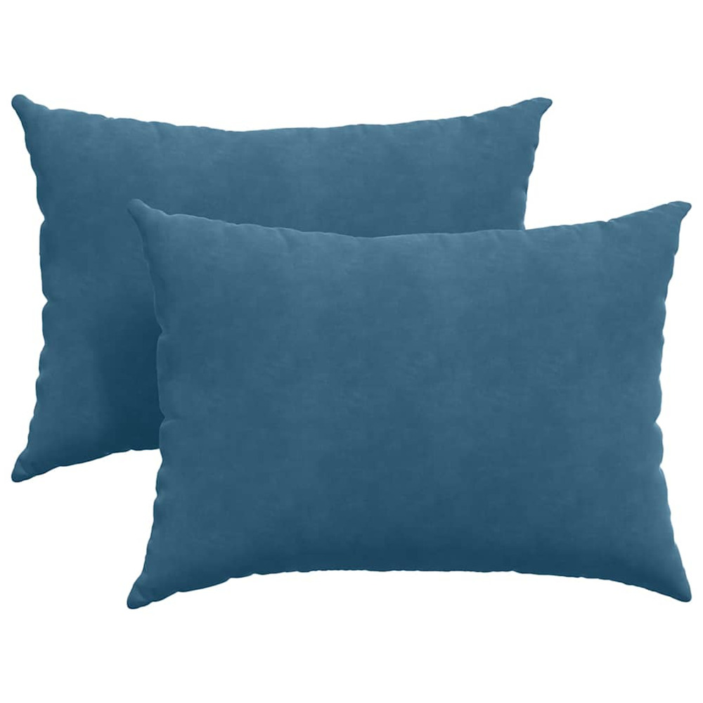 Coussins de canapé 2 pcs bleu 70 x 50 cm