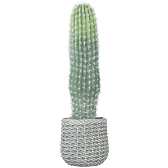 Cactus artificiel réaliste eva intérieur touche verte sans entretien 66cm vert